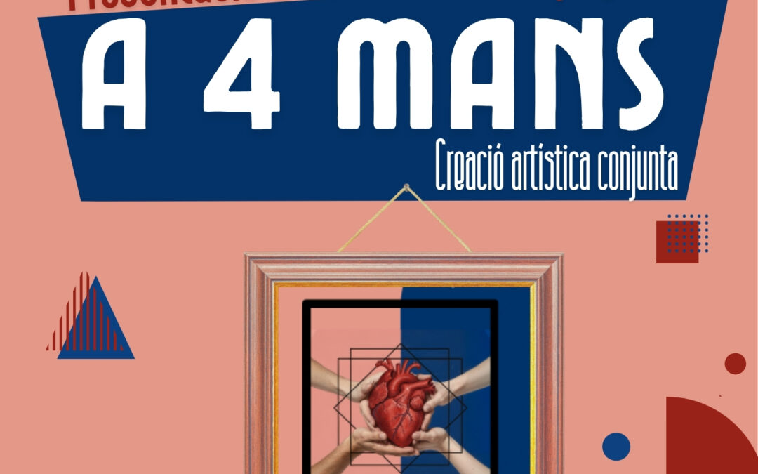 La Biblioteca de Móra la Nova acull la presentació del projecte artístic “A 4 mans”